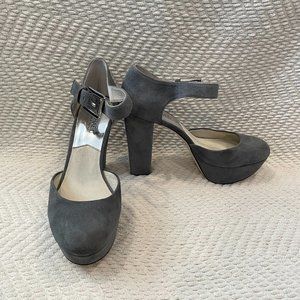 Michael Kors suede platform pumps, size 8